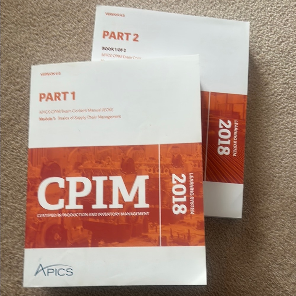 APICS CPIM 2018 Exam Content Manuals